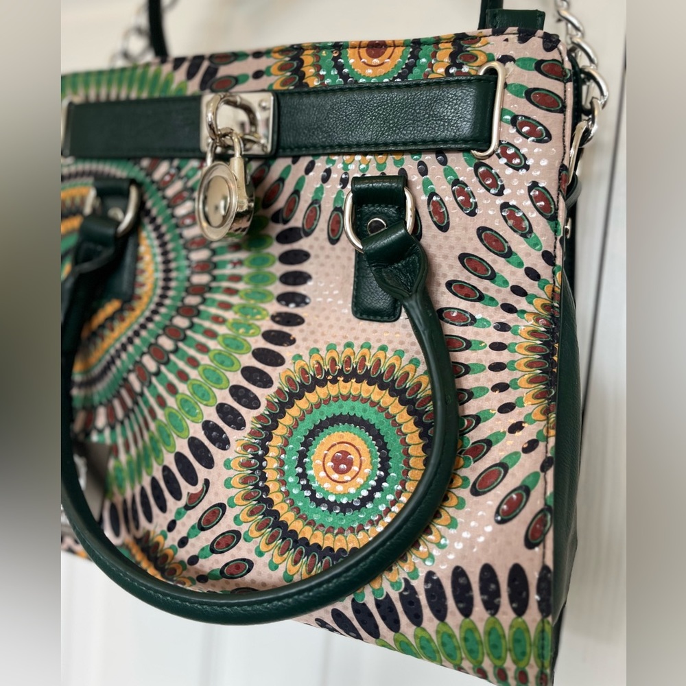 Hananel purse retro satchel multi color vibrant - Picture 5 of 16